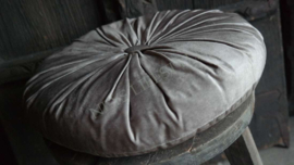 Rond kussen grey |  40 cm