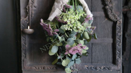 Toef eucalyptus - wildwortel paars namaak | excl doek