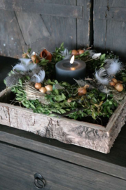 Voorjaarskrans veren excl potjes | 30 cm