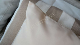 Outdoor basis kussen beige  | 30 x 50 cm