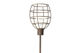 Solar buitenlamp tuinsteker | roest