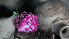 Zijden boeket peony | paars