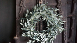 Olijfblad krans namaak | 53 cm
