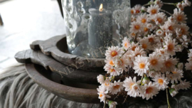 Margriet kunst bloem 110 cm | wit