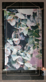 Bloemen op doek LED S | Wanddecoratie