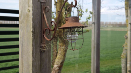 Solar buitenlamp hanger | roest 2