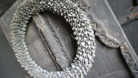 Krans bakuli thin |  grey wash | 55 cm