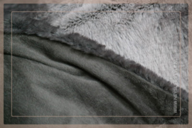 Luxe bont plaid fur fudge brown | 180 x 130 cm