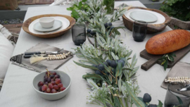 Outdoor dinner plate | beige