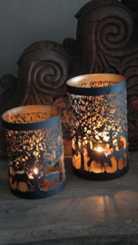 Theelicht Anne |  black XS