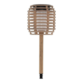 Solar tuinfakkel kort | bruin