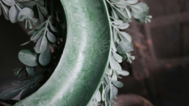 Eucalyptus lavendel kunst krans  |  30 cm