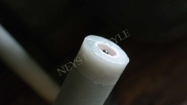 LED dinerkaarsen XL | greige 2 stuks