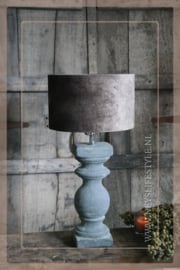 Baluster lamp op voet |  aardewerk L