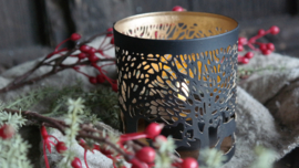 Theelicht Anne |  black XS