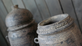 Pot bewerkt | deksel