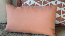 Outdoor basis kussen peach  | 30 x 50 cm