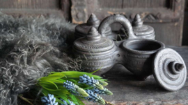 Spicebox met deksels | 4 vak