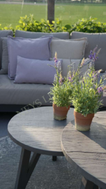 Kussen outdoor | Ella lila 50 x 50 cm