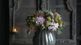 Droogboeket viburnum kunst | paars