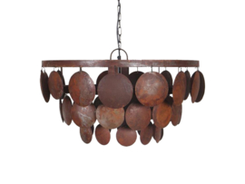 Schijfjeslamp Sober incl fitting  | roest L