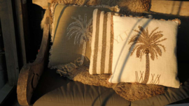Kussen Stijn stripe | taupe