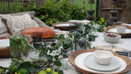 Outdoor dinner plate | grey