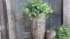 Halve decobol kunst lime groen |  M