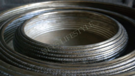Ribbed bowl | koper S