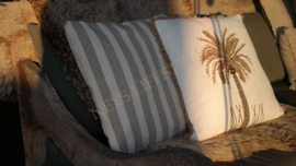 Kussen Stijn stripe | chateau grey