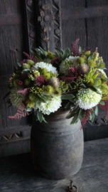 Droogboeket viburnum kunst | white