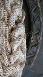 Jute krans | 50 cm naturel