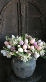 Boeket kant en klaar | Tulpen lila XXL