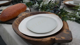 Outdoor dinner plate | beige