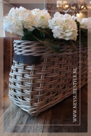 Plantenmand rotan hengsel | L