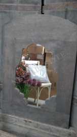 Spiegel oud hout Luksa | antique grey