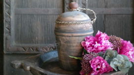 Houten pot Chanti deksel | bruin