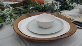 Outdoor dinner plate | beige