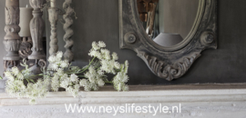 Wildwortel /fluitekruid kunst bloem | wit