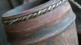 Houten pot Chanti deksel | bruin