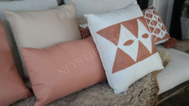 Outdoor basis kussen beige  | 30 x 50 cm