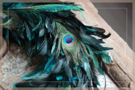 Peacock eye krans | 55 cm