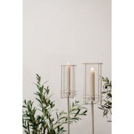 Kandelaar Mila steker | crème