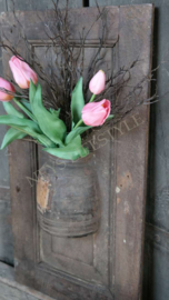 Wandpaneel pot Nepal oud hout | M