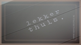 Dienblad  'Lekker thuis'  | 35 x 35 cm