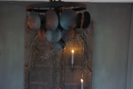 Schijfjes plafondlamp Sober incl fitting  | black