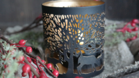 Theelicht Anne |  black XS