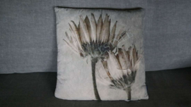 Kussen fluweel gerbera bloem | 45 x 45 cm