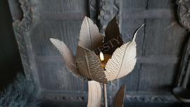 Tulp kaarsenhouder | metaal