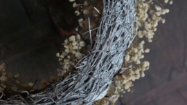Gipskuid krans dried naturel | 38 cm